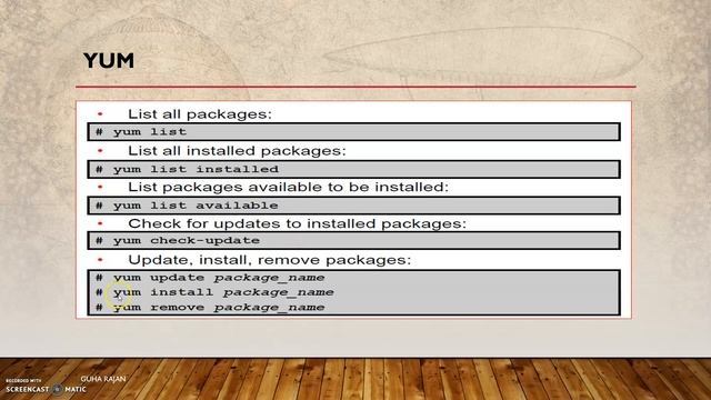 YUM vs RPM - Package utility смотреть онлайн