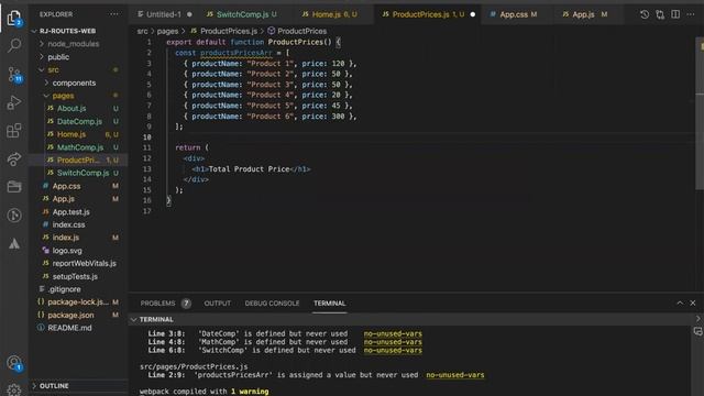 How to Calculate Sum of Product Price - Javascript/ReactJs - Part 1 смотреть онлайн