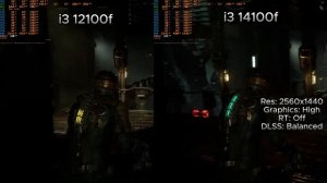 Сomparison of i3 14100f with i3 12100f in 2k resolution with a RTX 3070