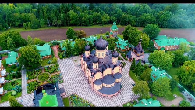 Пюхтицкий монастырь. Ida - Virumaa. Estonia. смотреть онлайн