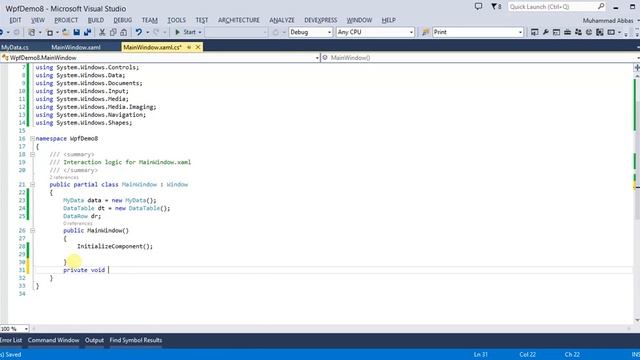 Mastering WPF || Populate Listview through DataTable || In Urdu/Hindi смотреть онлайн