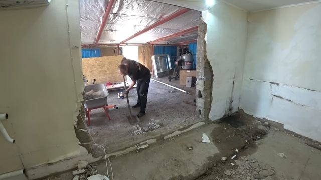 ПРОДОЛЖЕНИЯ ГЛОБАЛЬНОГО РЕМОНТА/ПЕРВЫЙ РАЗ КОРМЛЮ ВИТАЛИНЫХ СОБАК. смотреть онлайн
