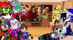 ФНАФ 9 РЕАГИРУЕТ НА | кратко про ФНАФ 9 ➲ весь FNAF SECURITY BREACH за 9 МИНУТ | GACHA CLUB |