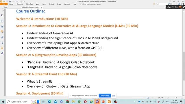 Chat with Data: Workshop Contents смотреть онлайн