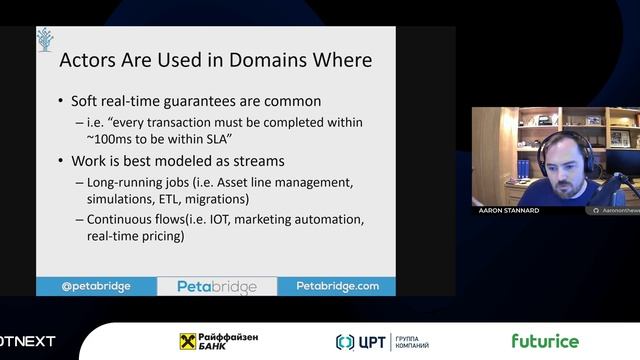 Aaron Stannard — When and how to use the actor model: An introduction to Akka.NET actors смотреть онлайн