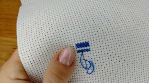 56.  Как закрепить нить в начале и в конце вышивки.