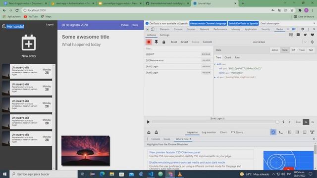 Uso de Redux en React para un sistema de login смотреть онлайн