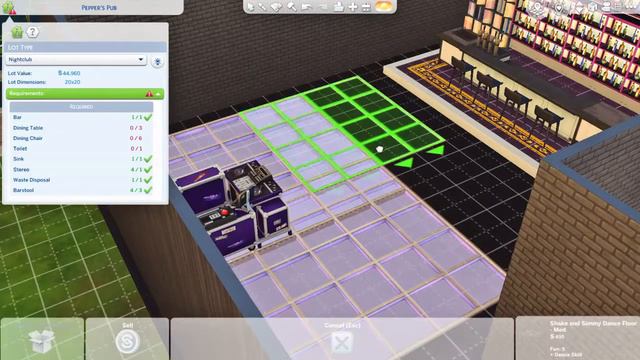 Sims 4 "Club 86" College Nightclub Build смотреть онлайн