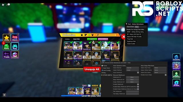 [?☠️UPDATE 13] ROBLOX Anime Adventures Hack Script GUI : Auto Farm, Dupe + Unique *Pastebin 2023* смотреть онлайн