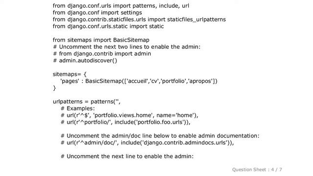 Django : django sitemap http://example.com смотреть онлайн
