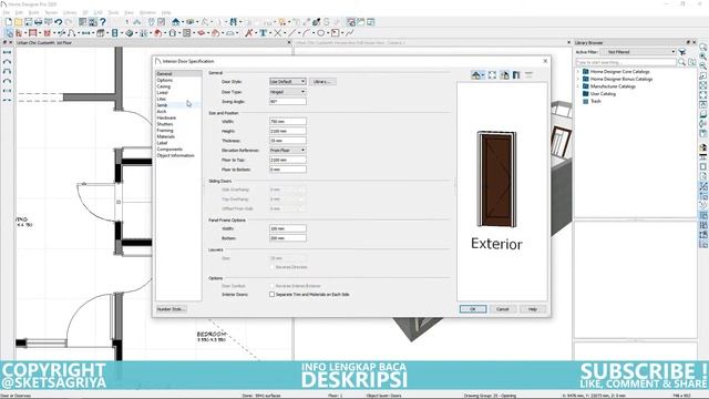 Tutorial Desain Rumah Gampang & Cepat - Home Designer Pro 2020 - Denah 2D & 3D - Part 1 смотреть онлайн