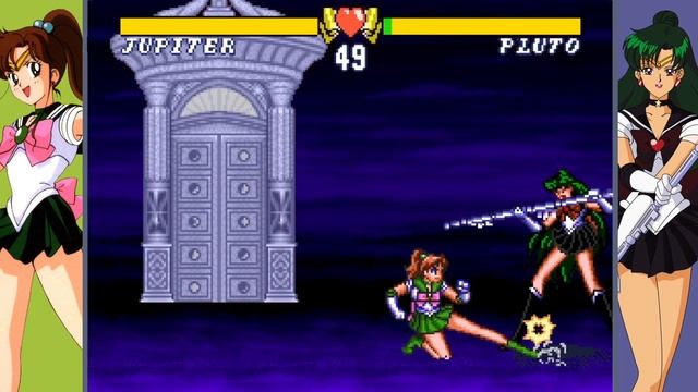 Bishoujo Senshi Sailor Moon S - Sailor Jupiter Gameplay FULL (SNES)