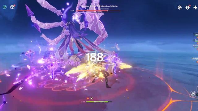 Genshin Impact ✶ Raiden no Inazuma Tono Trounce Domain ✶ 4-player Co-Op смотреть онлайн