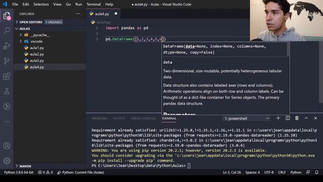 Básico do Pandas - CURSO Introdução ao Python Pt 4 смотреть онлайн