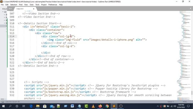 Design Mobile App Template With Bootstrap 4 Details Section Markuping Part 16 смотреть онлайн