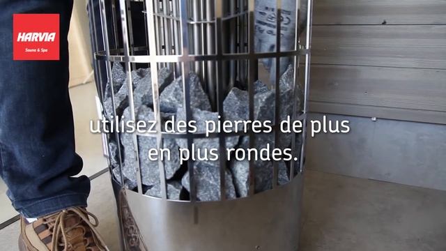 Placement des pierres sur un poêle a empilement смотреть онлайн