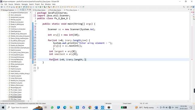 Practice Set 6 Solution | Java Array | Java complete course in Hindi | Tutorial #33 смотреть онлайн