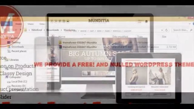 Download Free Munditia - Responsive Ecommerce Wordpress Theme смотреть онлайн