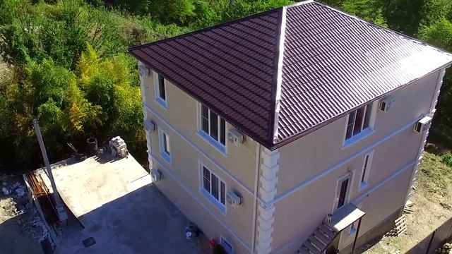 Строительство дома из газоблока Сочи, район Карусели, Форсажа Аэроэкскурсия смотреть онлайн