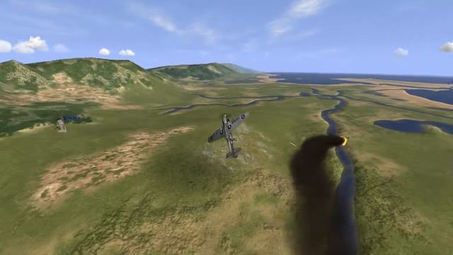 【IL-2】P40 VS A6M2 at Pearl harbor смотреть онлайн