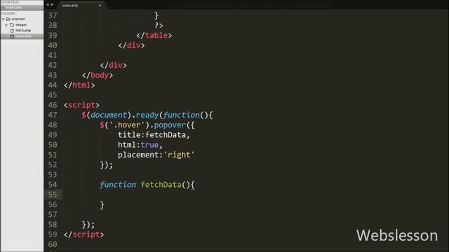 PHP AJAX Jquery - Load Dynamic Content in Bootstrap Popover смотреть онлайн