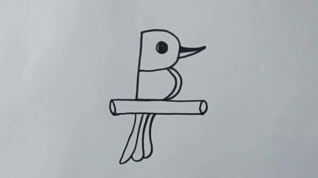 Bird Drawing With Letter B |How To Draw Easy Bird From Letter |Step By Step Lesson For Kids смотреть онлайн
