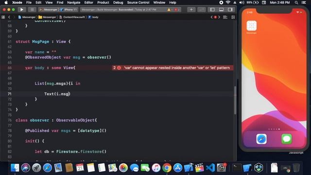 Simple Chat Messenger In SwiftUI - Chat App Using Firebase in SwiftUI - Chat App In SwiftUI - Part смотреть онлайн