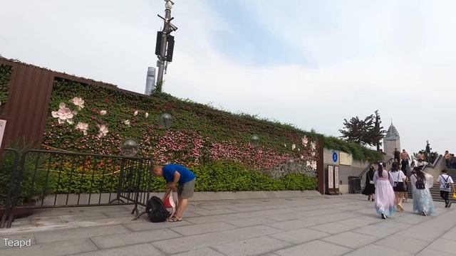 Nanjing Road ｜Shanghai walking 4K ｜The Bund building｜Huangpu Street смотреть онлайн