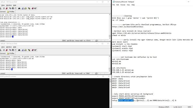 Installasi Minio di 2 Node (Cluster) смотреть онлайн