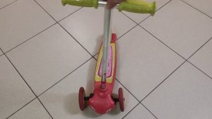 Люфт руля, детский самокат quechua