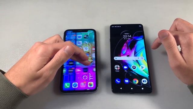 Motorola Edge 20 vs iPhone 11 смотреть онлайн