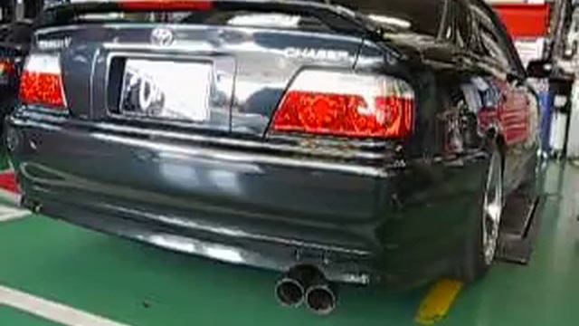 JZX100　チェイサー　マフラー　音　viper LS80ΦＷ出し смотреть онлайн