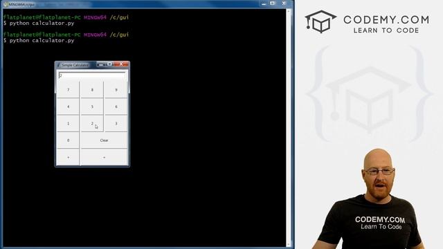 Continue Building A Simple Calculator App - Python Tkinter GUI Tutorial #6 смотреть онлайн