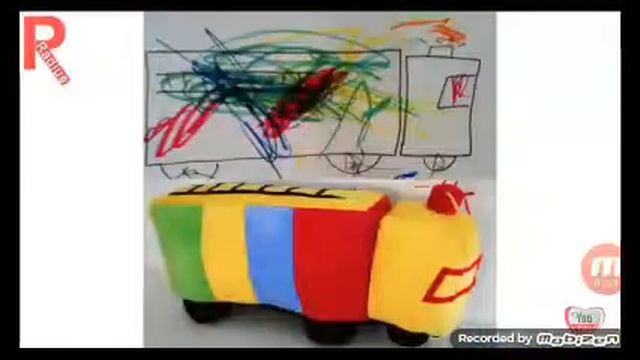 Игрушки сшитые по рисунку детей... смотреть онлайн