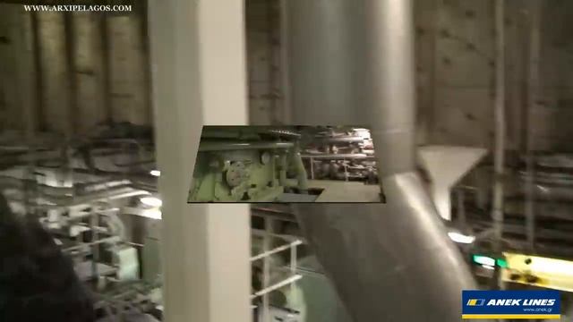 LEFKA ORI, ANEK LINES: Tour of engine room смотреть онлайн