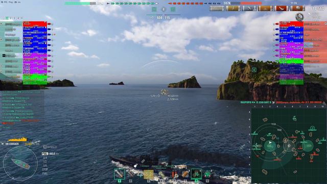 World of Warships - HMS Cossack - Domination (1 Kill) смотреть онлайн