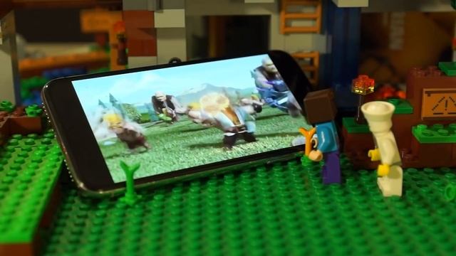 Костя попал в МИР LEGO Minecraft - Лего НУБик ВЫЖИВАНИЕ смотреть онлайн