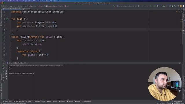 Kotlin Basics | Android - Part 3 | Companion object and object смотреть онлайн