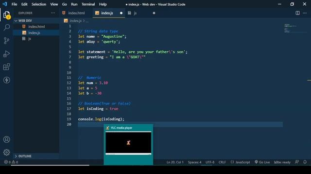 Introduction to Javascript #2 Data Types смотреть онлайн