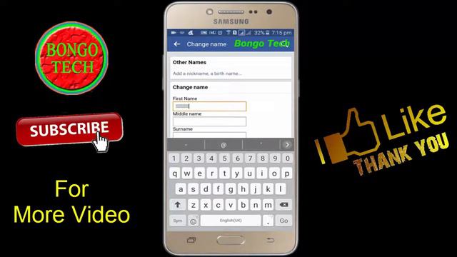 How to make Facebook ID name invisible#Bongo Tech Android Tricks смотреть онлайн