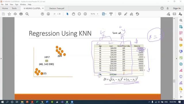 Lecture 8 : K Nearest Neighbours Algorithm بالعربى смотреть онлайн