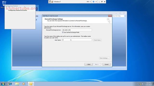 3 Configure Microsoft Outlook 2010 with Exchange Server 2010 смотреть онлайн