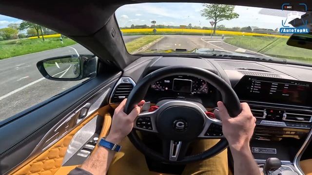 800HP BMW M8 Gran Coupe G-Power // 313KMH REVIEW on Autobahn смотреть онлайн
