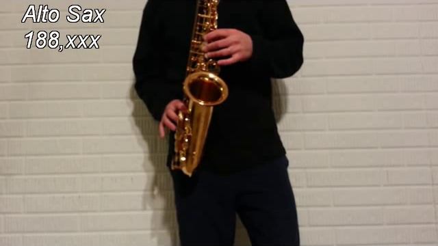 Yamaha YAS-62 Alto Sax 188xxx смотреть онлайн
