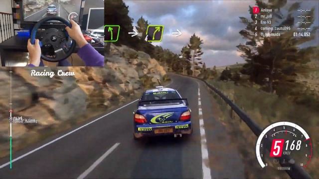 Subaru Impreza WRC | Dirt Rally 2.0 Spain | Thrustmaster T150 смотреть онлайн