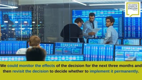 Business English: participating in decision-making meetings