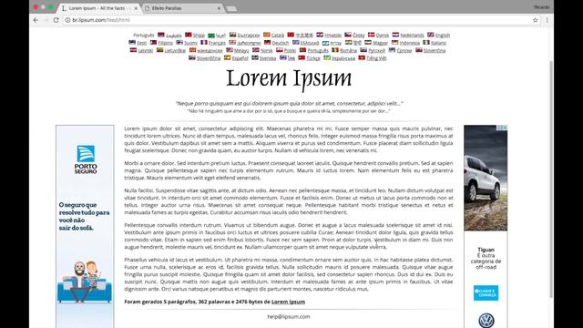 Como criar site com efeito Parallax só com HTML e CSS смотреть онлайн