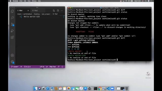 Curso de GIT. Lección 4. El comando Git diff смотреть онлайн