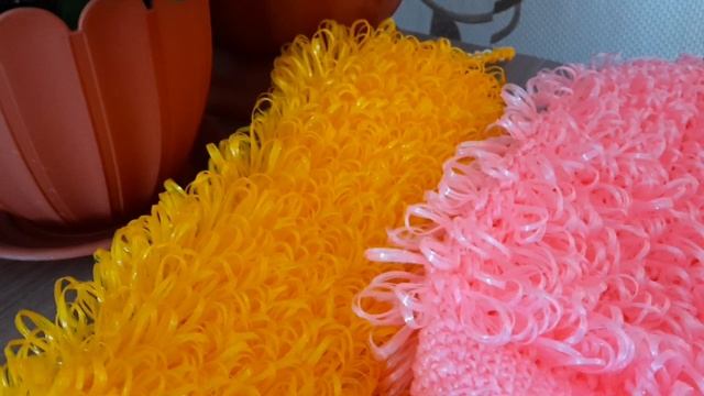 Сравнение мочалок связанных в одну нить и в две нити смотреть онлайн
