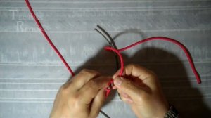 Круглое плетение из 4х нитей паракорда Легкий путь Round braided parachute cord Easy Way